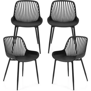 Black Dining Chairs Set of 4