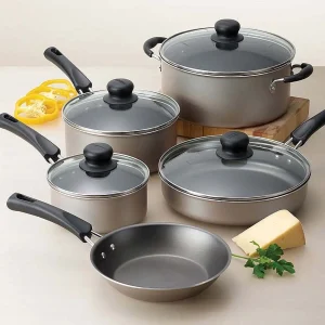 9-piece all-round non-stick cookware set